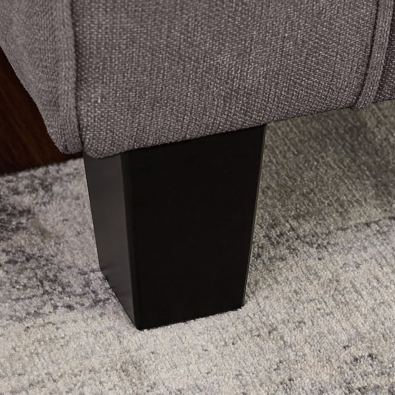 Serta Palisades Upholstered 61" Sofas for Living Room Modern Design Couch, Straight Arms, Tool-Free Assembly