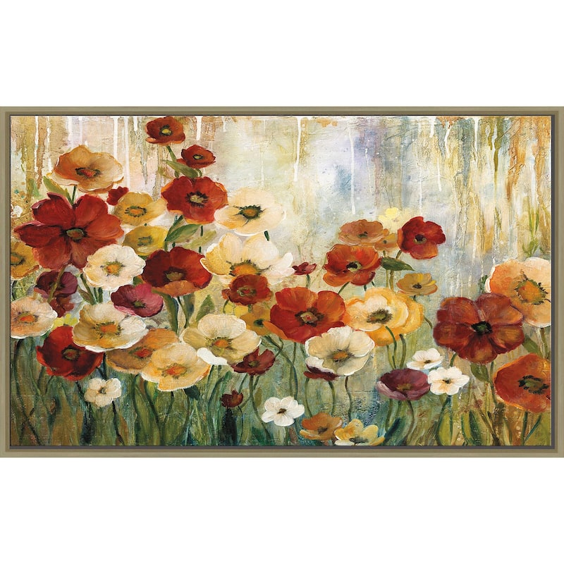 "Garden View" by Carol Robinson Print on Floating Canvas