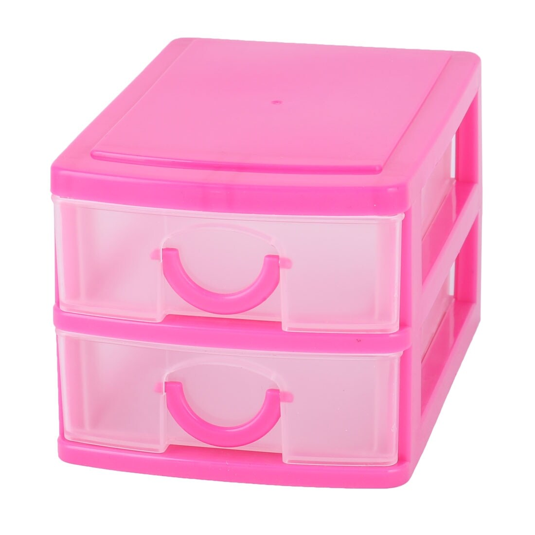 Shop Family Dresser Plastic 2 Layers Trinket Make Up Container
