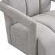 preview thumbnail 15 of 26, Roomfitters Modern Minimalist Leisure Armchair with L-Shaped Armrests and Polyester Upholstery