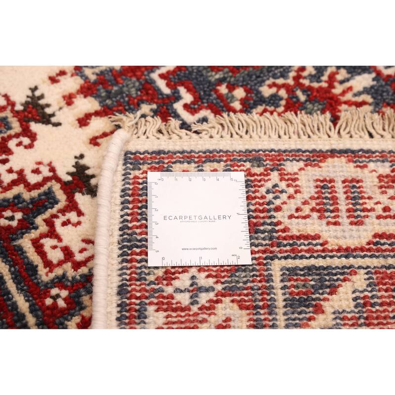 ECARPETGALLERY Hand-knotted Jules Serapi Cream Wool Rug - 2'7 x 7'9