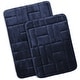 preview thumbnail 113 of 131, Clara Clark Ultra Soft Non Slip and Absorbent Bath Rug - Tiled Velvet Memory Foam Bath Mat