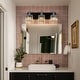 preview thumbnail 19 of 182, 2/3/4-Light Modern Bathroom Crystal Vanity Light Wall Sconces