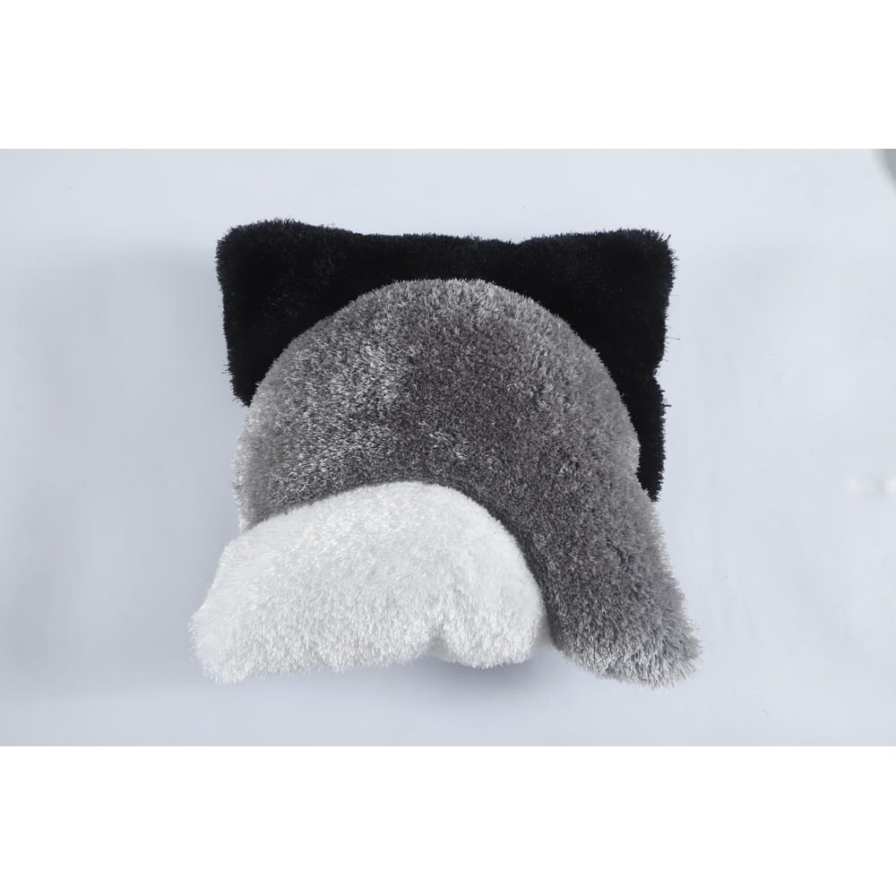 Mateos Shag Collection Abstract Shag Pillow, 20 x 20