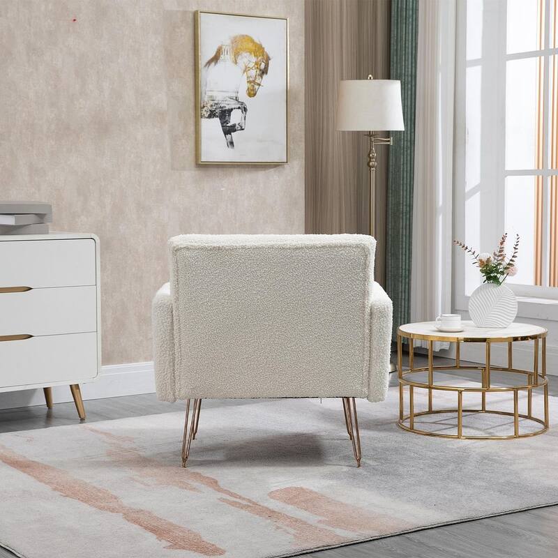 Modern Upholstered Velvet Accent Chair