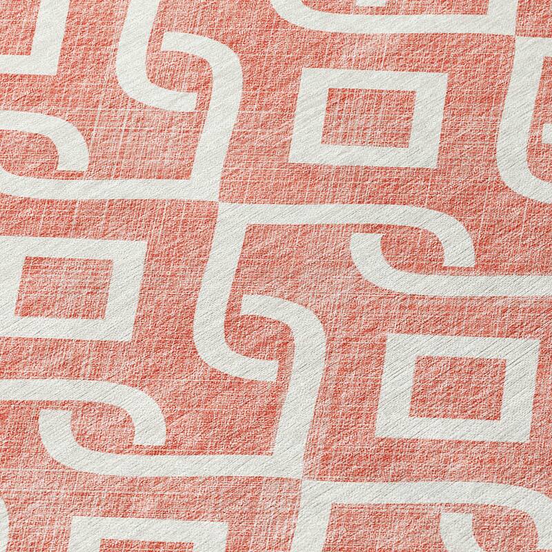 Machine Washable Indoor/ Outdoor Chantille Trellis Rug
