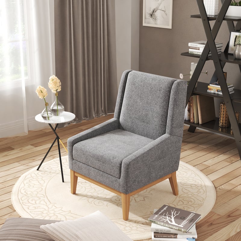 Corvus Armitage Chenille Upholstered Accent Chair