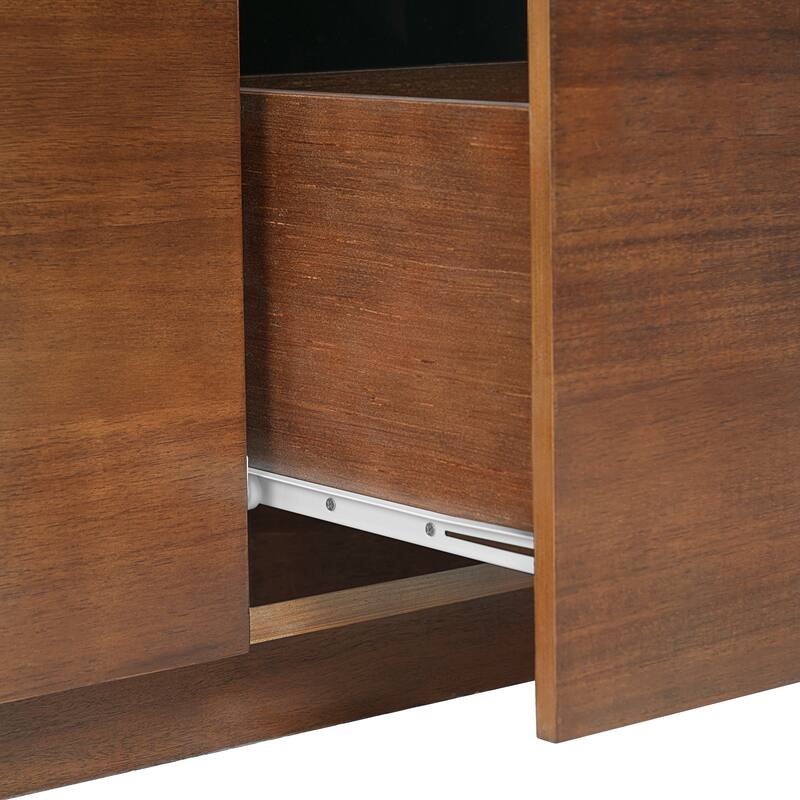 33.25" Square Coffee Table with 4 Drawers