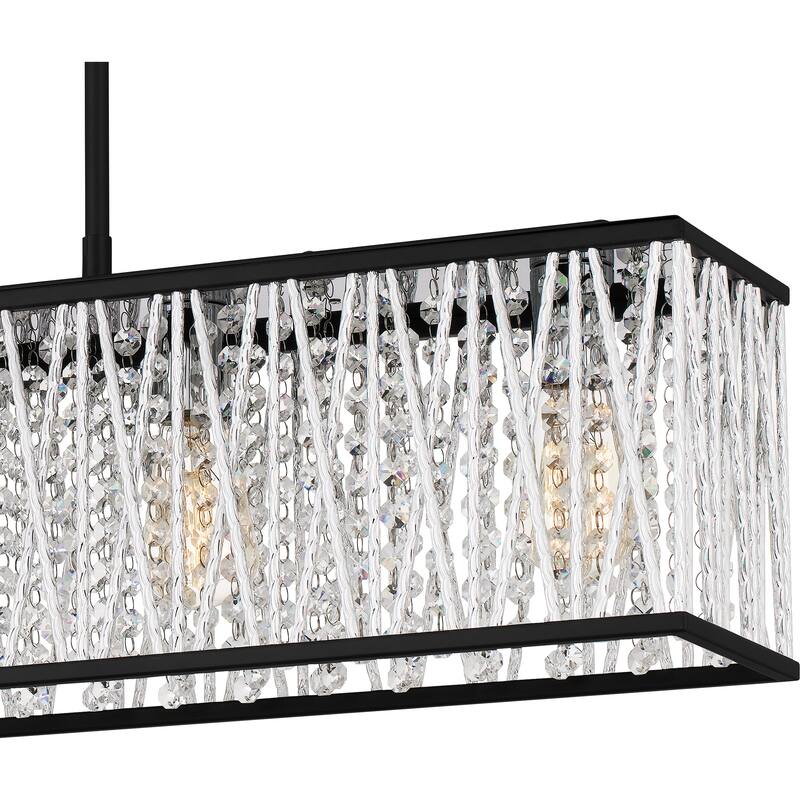 Celeste 5-Light Matte Black Island Light