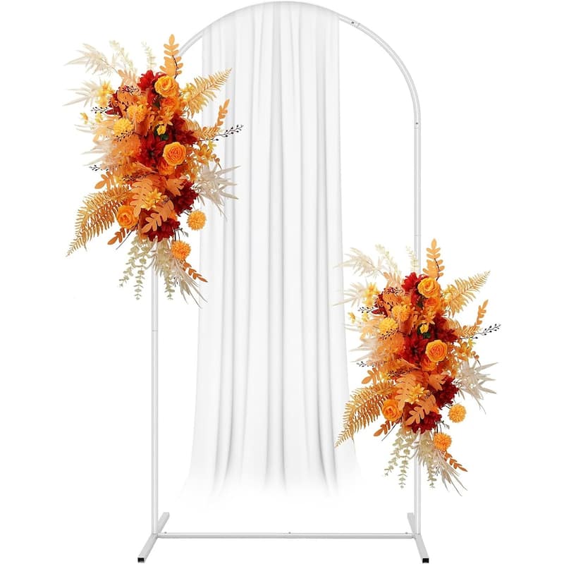 Wedding Arch Backdrop Stand - White - Large