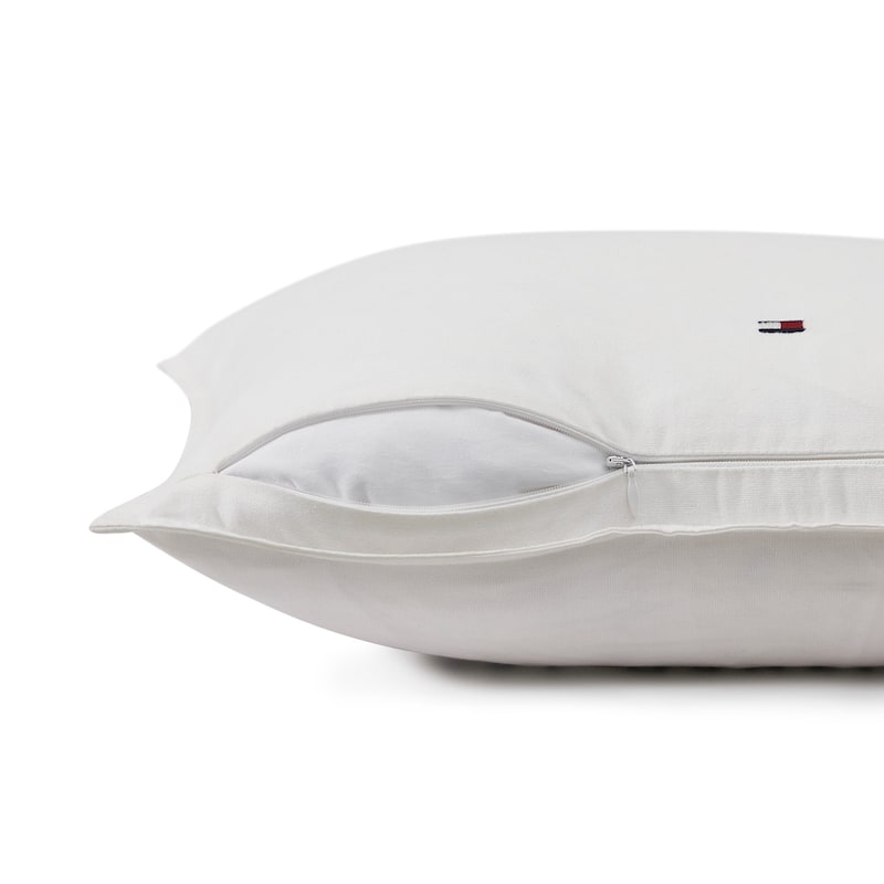 Tommy Hilfiger Rectangular Decorative Throw Pillows - Removable Cover with Hidden Zipper Closure