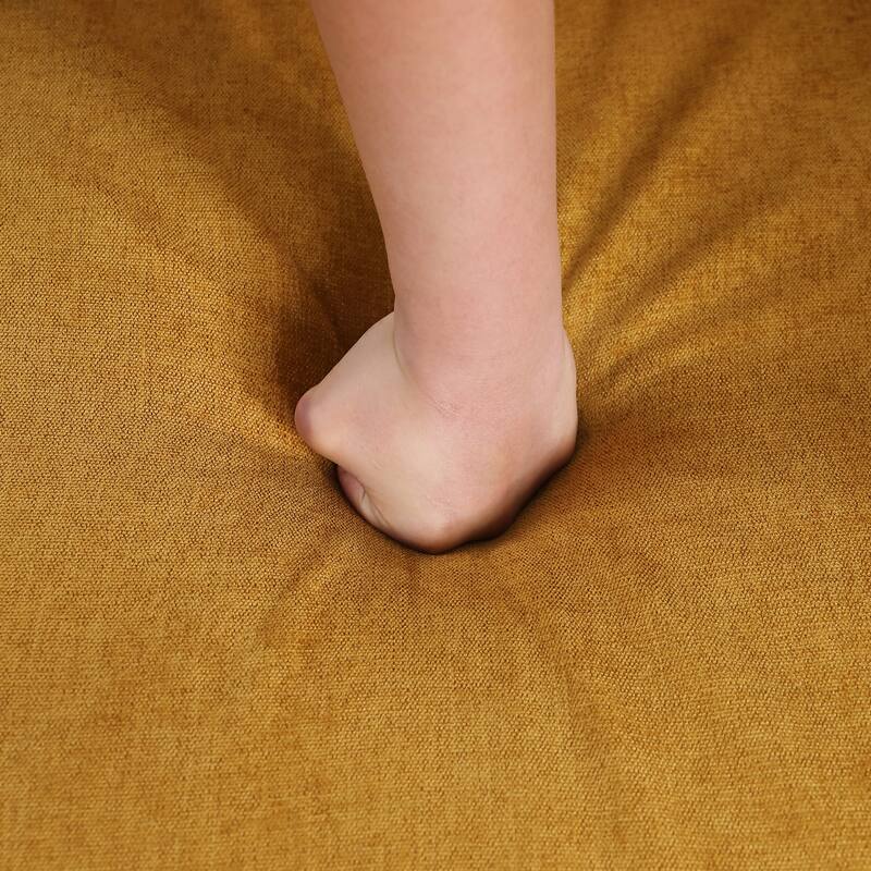 93" 4-Seater Chenille Modular Sofa - Fashionable Sectional with Iron Frame for Living Room