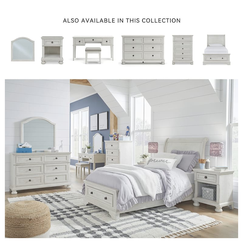 Signature Design by Ashley Robbinsdale White Dresser