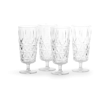Sagaform by Widgeteer Picnic Outdoor Dinnerware Collection Champagne Glass, Set of 4