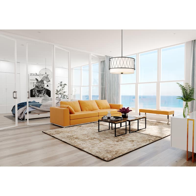 Dalton 4 Light Pendant - Matte Black - Matte Black