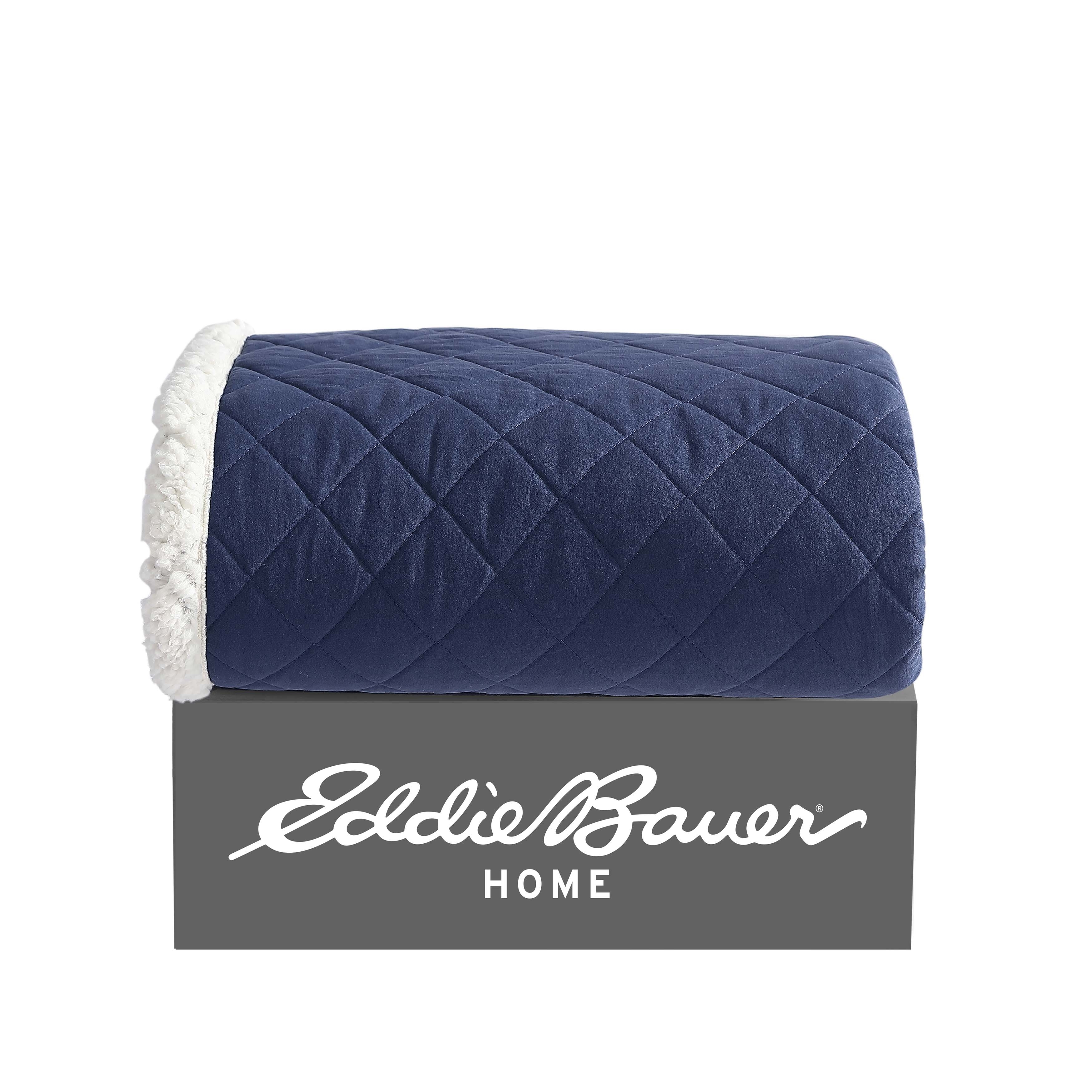 Eddie Bauer Essential Blue 50 X 60 Throw Blanket Bed Bath Beyond 37476664
