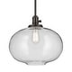 preview thumbnail 53 of 68, Kichler Lighting Avery 1-Light Pendant Light with Seeded Glass