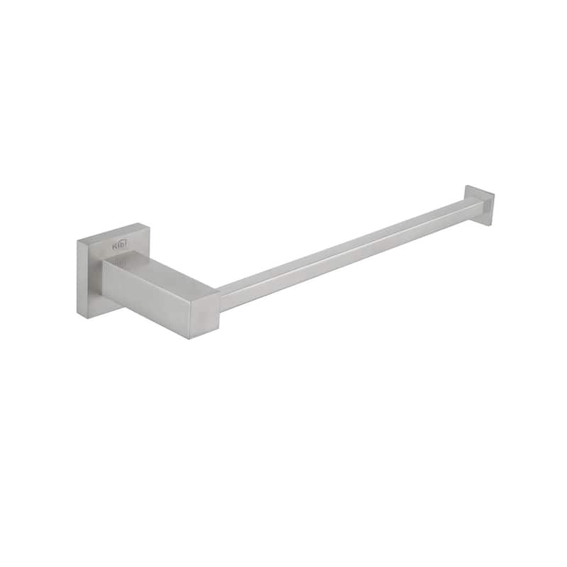 Cube 10 inch Bathroom Towel Bar - Brush Nickel