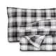 preview thumbnail 98 of 99, Bare Home Cotton Flannel Sheet Set - Velvety Soft Heavyweight California King - Oliver Plaid