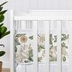 preview thumbnail 4 of 4, Sweet Jojo Designs + BreathableBaby Breathable Mesh Crib Liner Pad Vintage Floral Blue Yellow Girl -Shabby Chic Rose Flower Boho