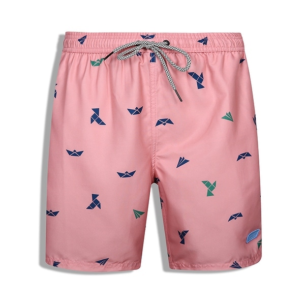 elastic waist swim trunks