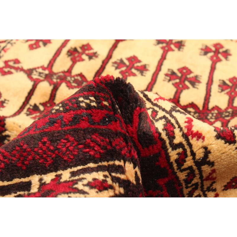 ECARPETGALLERY Hand-knotted Teimani Beige Wool Rug - 3'3 x 4'11