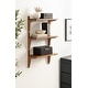 preview thumbnail 16 of 81, Kate and Laurel Meridien Mid-Century Wall Shelves