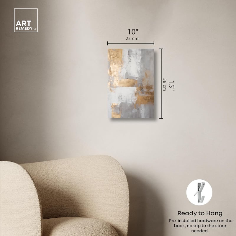 Woven Reminiscence IV Canvas by Art Remedy, Gallery Wrapped