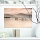 preview thumbnail 13 of 12, Designart "Loch Lomond Jetty and Mountains" Landscape Wall Art Print Canvas 20 in. wide x 12 in. high - 1 Panel