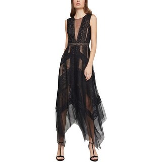 bcbg andi lace dress pink