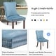 preview thumbnail 27 of 39, KATA Velvet Upholstered Wingback Dining Chairs Set of 2