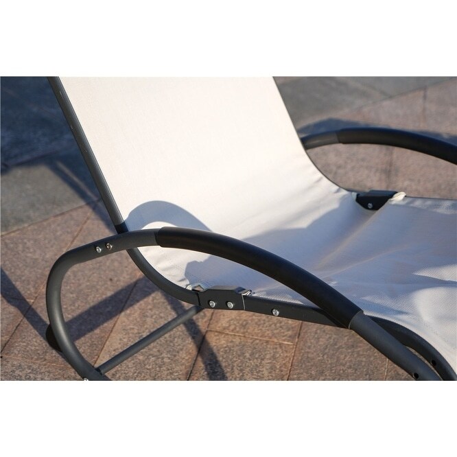 2-Piece Patio Rocking Chair Set for Outdoor Relaxation-image