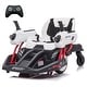 preview thumbnail 3 of 19, 12V 2-Speed Bumper Car, Ride on Mecha Vehicle with Remote White