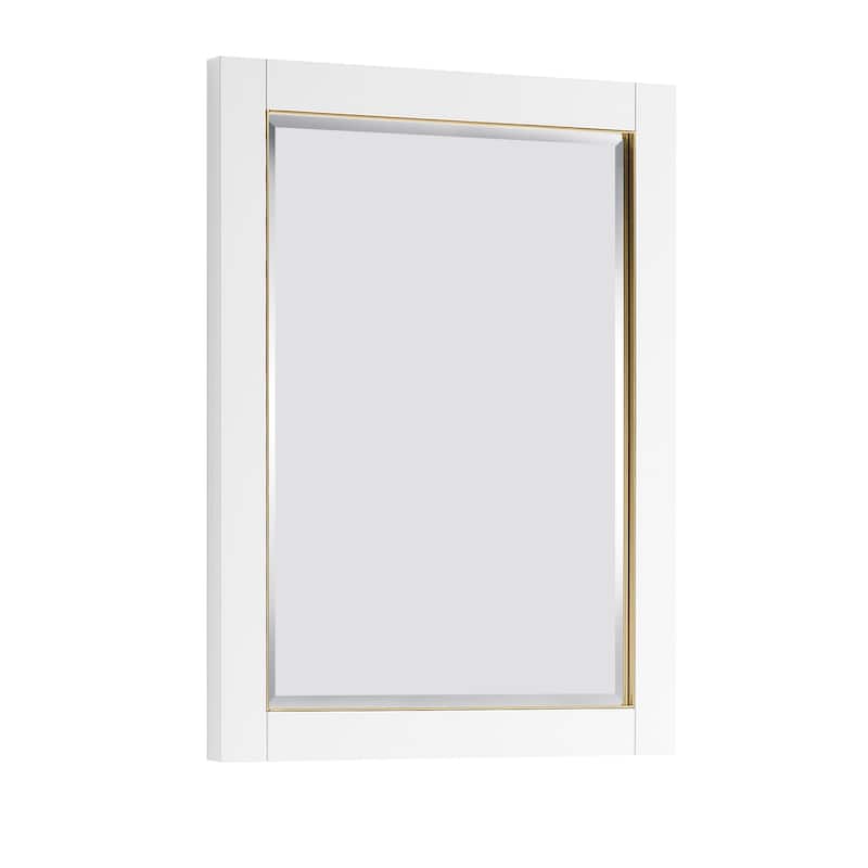 Avanity Mason 32" x 24" Framed Bathroom Mirror with Gold Trim