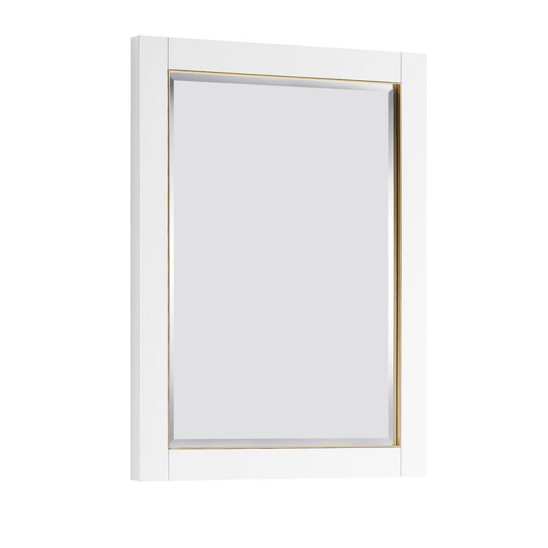 Avanity Mason 32" x 24" Framed Bathroom Mirror with Gold Trim