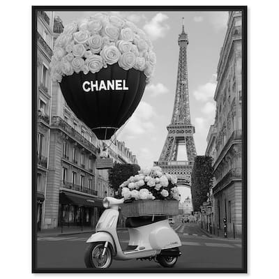 Scooter and Glam Balloon II Canvas by Art Remedy