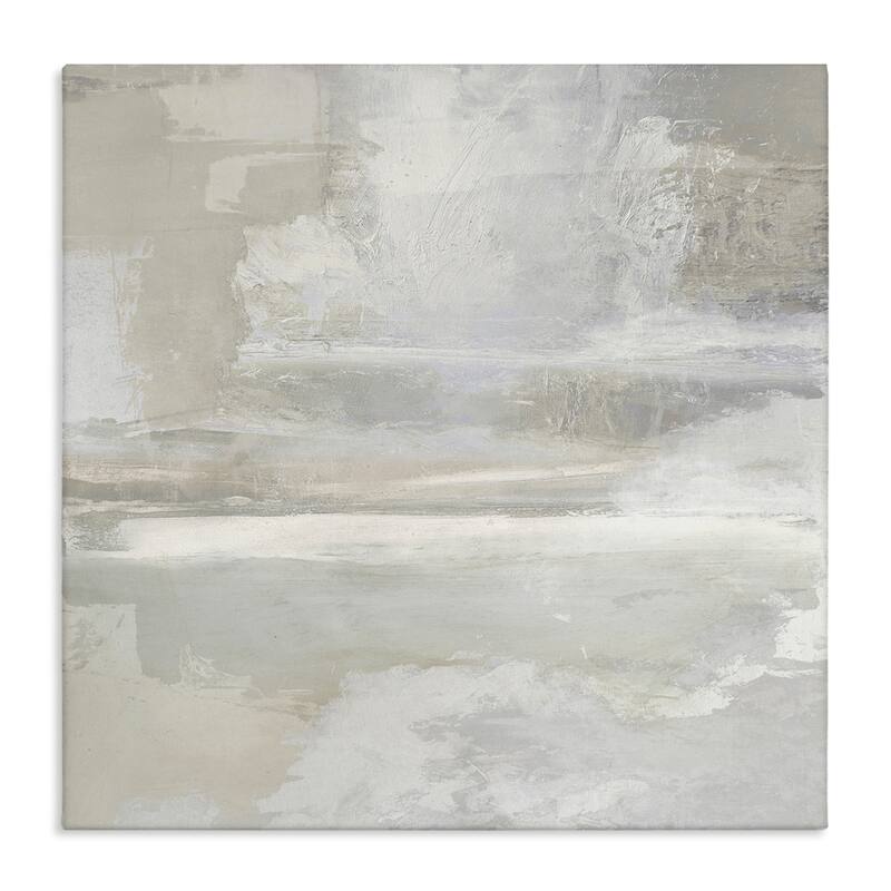 Stupell Contemporary Neutrals Abstract Canvas Wall Art Design By Rachel Springer - 30 x 30