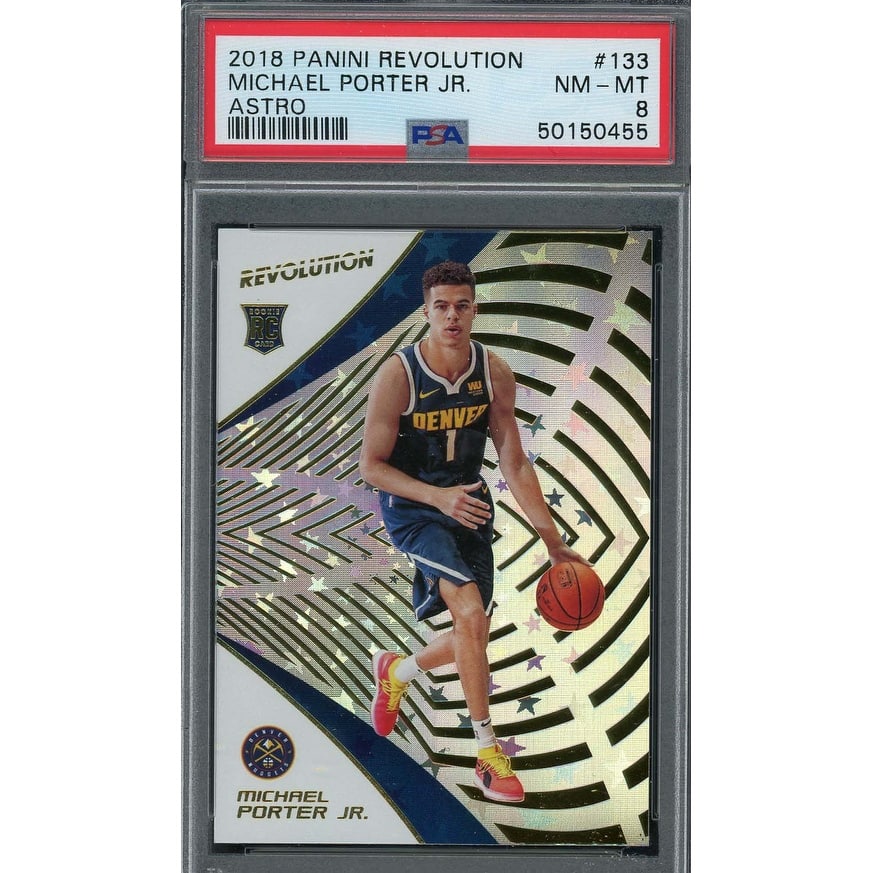 Michael Porter Jr 2018 Panini Revolution Astro Rookie Card RC #133 Graded PSA 8 - 8'6" x 11'6"