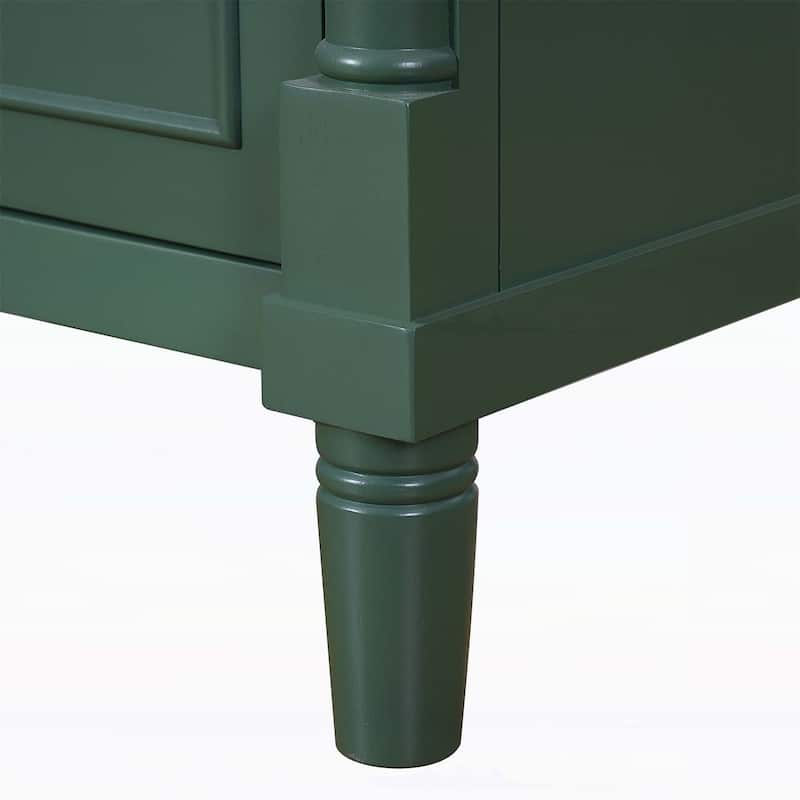 Bathroom Cabinet with 2 Doors,with Integrated Ceramic Sink