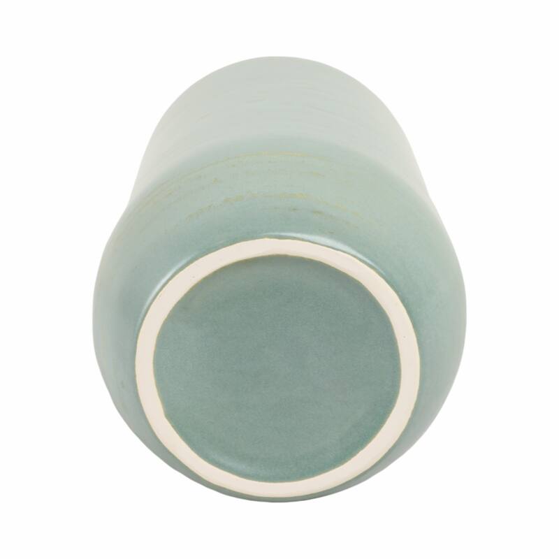 Decorative Vase - Green Ceramic Minimalist