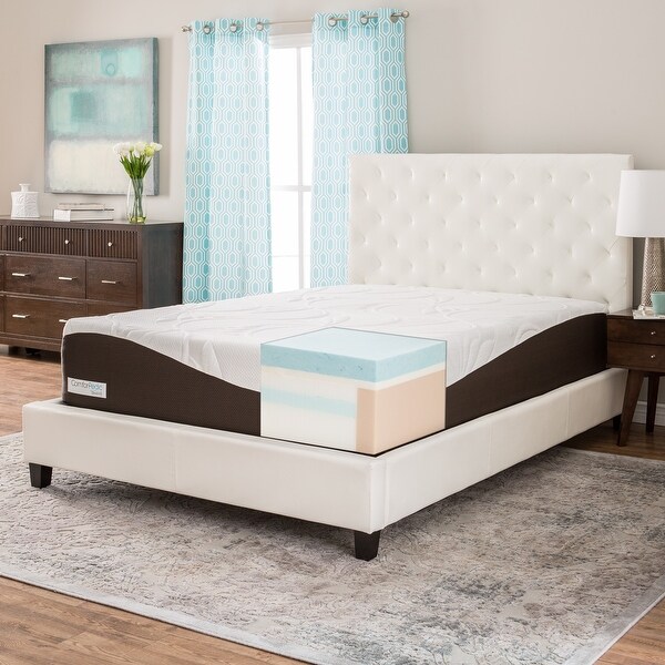 ComforPedic from Beautyrest 14-inch Gel Memory Foam Mattress. Opens flyout.