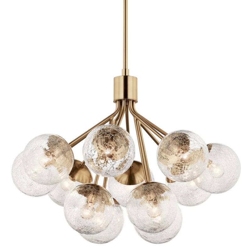 Kichler 52701 Silvarious 12 Light 30" Wide Chandelier - Champagne Bronze