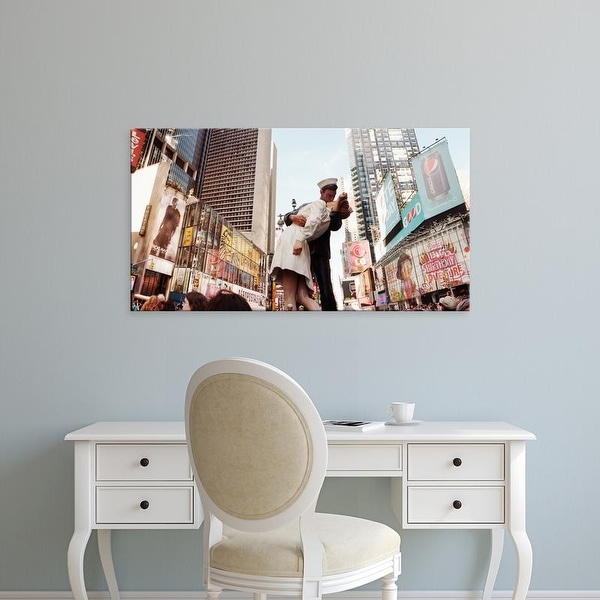 Easy Art Prints Panoramic Images's 'Sculpture in a city, V