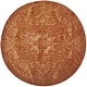 preview thumbnail 14 of 69, SAFAVIEH Couture Hand-knotted Tibetan Glynys Modern Wool Rug 6' Round - Rust/Gold - Round