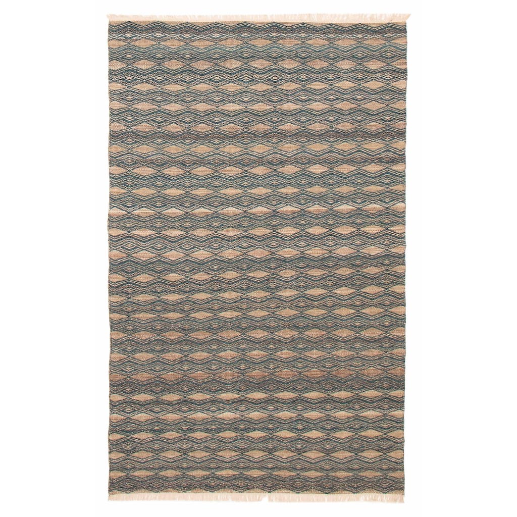 Ankara Teal Kilim 4'10" x 7'11" - 4'10 x 7'11