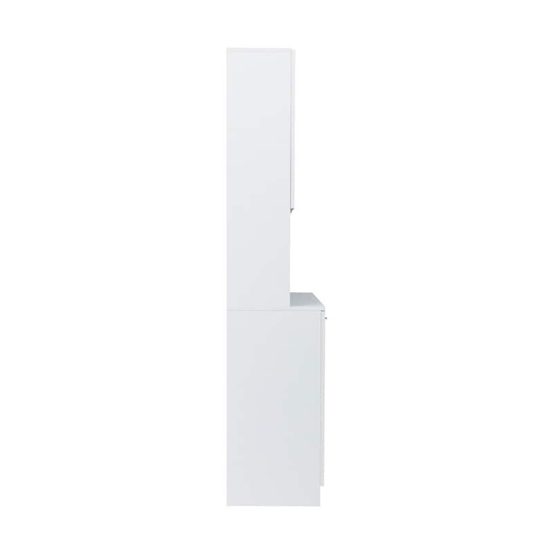 70.87" Tall Wardrobe& Kitchen/ Entryway Cabinet, with 6-Doors, 1-Open Shelves and 1-Drawer for Bedroom, Entryway and Dining Room