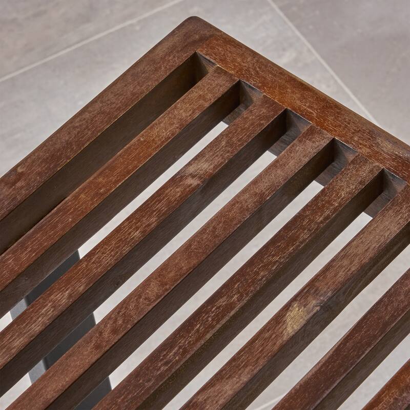 Fresno Outdoor Acacia Dining Bench by Christopher Knight Home