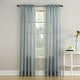 preview thumbnail 81 of 85, No. 918 Erica Sheer Crushed Voile Single Curtain Panel, Single Panel 51 x 63 - Charcoal