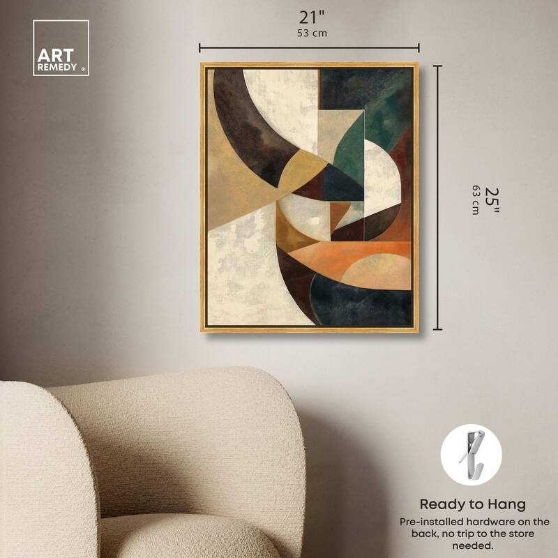 Intersecting Planes Canvas by Art Remedy