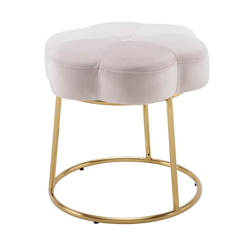 Bonnie Vanity Flower Stool - Pink